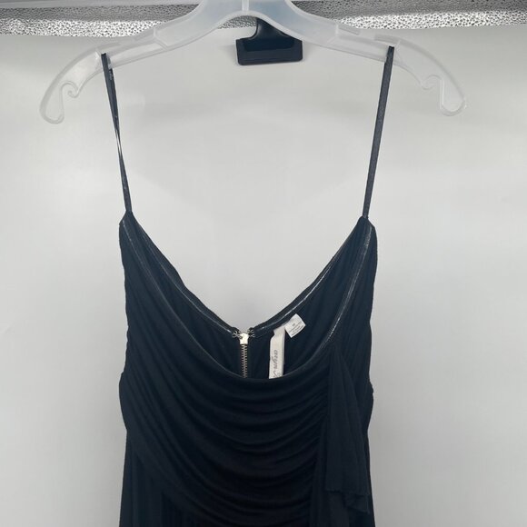 Aryn K. Womens Strapless Dress Draped Sheath Black Size Medium Zip - Picture 2 of 9
